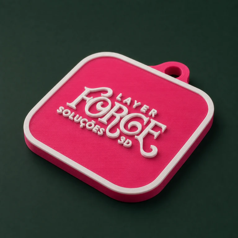 Chaveiro Tag NFC personalizado para impressão 3D